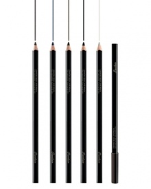 Glide on eye colour that stays-put! Formulated with unusually high pigment content and a creamy gel, these cushiony, silky eye pencils take on unrivalled intensity and depth, and can withstand wind and tide including extremely hot, humid climates! Comes with its own sharpener. Glide on eye colour that stays-put! Formulated with unusually high pigment content and a creamy gel, these cushiony, silky eye pencils take on unrivalled intensity and depth, and can withstand wind and tide including extremely hot, humid climates! Comes with its own sharpener.