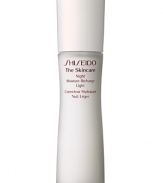 Shiseido The Skincare Night Moisture Recharge Light. A multi-action nighttime revitalizer that counteracts signs of daytime damage and delivers intensive hydrating benefits to skin while you sleep. Restores softness, smoothness, and a healthy-looking glow. Recommended for normal and combination skin. Smooth over face each evening after cleansing and balancing skin.