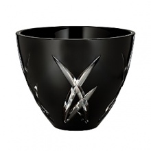 Dramatic and elegant, this deep Waterford Crystal bowl from the Signature Black Collection by John Rocha, features sleek black glass with striking cuts around the base for illuminating contrast. Dramatic and elegant, this deep Waterford Crystal bowl from the Signature Black Collection by John Rocha, features sleek black glass with striking cuts around the base for illuminating contrast.