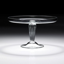 Based on Georgian originals the Edwina Tazzas are perfect as cake, cheese or fruit plates. Stacked one on the other they form a wonderful cascade for the ultimate centrepiece! The Silesian stems are moulded as they were in the originals made between 1710 and 1750. The stem originated in Silesia, one of the glass making centres in central Europe. 11 inches. Based on Georgian originals the Edwina Tazzas are perfect as cake, cheese or fruit plates. Stacked one on the other they form a wonderful cascade for the ultimate centrepiece! The Silesian stems are moulded as they were in the originals made between 1710 and 1750. The stem originated in Silesia, one of the glass making centres in central Europe. 11 inches.