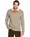 Go casual yet classy with this handsome Field & Stream marl sweater.