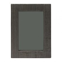 This elegantly earthy wood frame from Tizo features subtle texturing and a rich pewter, a beautiful home for your favorite photos.