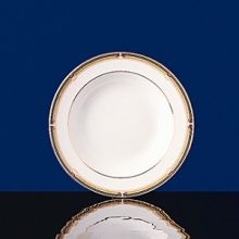 Oberon's delicate floral pattern recalls the first blossoms of spring, yet is understated enough to complement any table decor. Bone china. Oberon's delicate floral pattern recalls the first blossoms of spring, yet is understated enough to complement any table decor. Bone china.