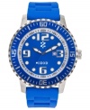 Bright blue color takes this Izod sport watch to the next level of style.
