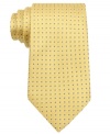 Blaze the trail to style in this patterned Donald J. Trump silk tie.