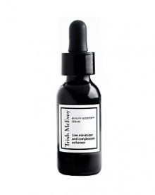 Trish McEvoys Beauty Booster Serum is a revolutionary serum that contains 30% hyaluronic acid and dual-action peptides to help skin attract and retain moisture while stimulating natural collagen production. Antioxidants help protect skin from damaging free radicals. See an immediate improvement in the appearance of fine lines and overall look of your complexion. This regenerative formula can be worn alone or under your moisturizer. for 15 minutes and remove with a warm washcloth.After cleansing or exfoliating, apply every AM and PM. Squeeze a few drops onto your fingertips and press gently into skin. Use on the eye area, face, neck and décolleté. For optimal results follow with Beauty Booster Cream. Can be used over makeup to refresh the complexion. Trish McEvoys Beauty Booster Serum is a revolutionary serum that contains 30% hyaluronic acid and dual-action peptides to help skin attract and retain moisture while stimulating natural collagen production. Antioxidants help protect skin from damaging free radicals. See an immediate improvement in the appearance of fine lines and overall look of your complexion. This regenerative formula can be worn alone or under your moisturizer. for 15 minutes and remove with a warm washcloth.After cleansing or exfoliating, apply every AM and PM. Squeeze a few drops onto your fingertips and press gently into skin. Use on the eye area, face, neck and décolleté. For optimal results follow with Beauty Booster Cream. Can be used over makeup to refresh the complexion.