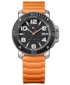 Warm color just in time for the season: a casual watch from Tommy Hilfiger.
