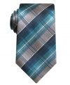 Looking for an update? Add plaid. This tie from Alfani is the perfect way to shake up your dress wardrobe.