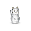 This lucky cat known as Maneki-Neko in Japanese is believed to bring good fortune and happiness to the owner.