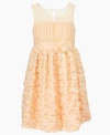 Party on! She'll feel like the belle of the ball at any occasion in this fantastic dress from Bonnie Jean.