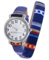 Sport some southwestern appeal with this tribal-print watch from BCBGeneration.