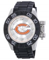 Bear down, Chicago! Root for your team 24/7 with this sporty watch from Game Time. Features a Chicago Bears logo at the dial.