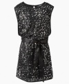 Shimmer and shake. She'll love the flowy feel and glittery look of this sequin dress from Sequin Hearts.