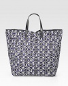 Bring Your Own Bag silhouette is printed on this versatile nylon shopper.Double top handleNylon14W x 15H x 8DMade in Italy