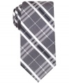 Plaid steps up to the plate every time in this silk tie from Ben Sherman.
