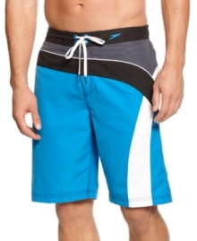 Speedo designed this great looking trunk to provide maximum comfort and to dry twice as fast. Speedo designed this great looking trunk to provide maximum comfort and to dry twice as fast.