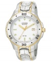 Masculine yet graceful, this sophisticated Citizen watch is a sure deal for every day.