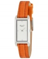 Go for a touch of exotic color with this orange croco watch from Kenneth Cole New York.