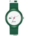 Show your love for Lacoste with this logo-printed Goa collection sport watch.