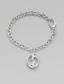 From the Gucci 1973 Collection. A simply chic design with an iconic GG charm on a sleek link chain. Sterling silverLength, about 7Lobster clasp closureMade in Italy