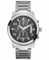 A modern throwback to classic watch design: a chronograph watch from GUESS.