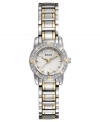 Stunning diamonds and gold tones add instant appeal to this stunning Dress watch by Bulova.