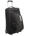 Ready for any size adventure, this rolling bag features a detachable day pack, so you're always ready to take the essentials with you. The incredibly durable aluminum hardware, water-resistant construction and crush-proof compartment give this suitcase permission to live on the edge. 25-year warranty.