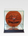 Michael Jordan is to basketball what Muhammad Ali is to boxing: the greatest. While in college, Jordan led the University of North Carolina to the NCAA title. He then embarked on a legendary NBA career, guiding the Chicago Bulls to six NBA titles and winning MVP honors five times. Honor Jordan's legend and legacy with this regulation basketball, hand-signed by No.
