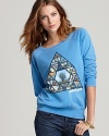 A blast from the past, this vintage-chic CHASER sweatshirt is emboldened by a Pink Floyd logo.