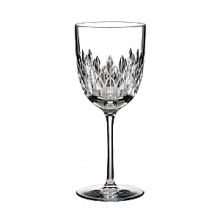 A toast to the tapered silhouette and elongated stem of this opulent Waterford red wine glass-an elegant addition to fine dining occasions. A toast to the tapered silhouette and elongated stem of this opulent Waterford red wine glass-an elegant addition to fine dining occasions.