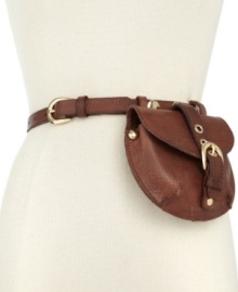 Saddle up and get into a girl-about-town groove with this versatile 2-in-1 style, featuring a slim leather belt with companion saddle bag. Perfect for stashing everything from phone, keys, cash, and makeup. From MICHAEL Michael Kors. Saddle up and get into a girl-about-town groove with this versatile 2-in-1 style, featuring a slim leather belt with companion saddle bag. Perfect for stashing everything from phone, keys, cash, and makeup. From MICHAEL Michael Kors.