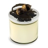 Michael Aram Signature Home Scents are weightless, subtle and universal yet exuberant and complex. These fragrances take their inspiration from the same organic motifs that made the artist famous.The acorn candle was inspired by the warm, earthy scent created by a burning fireplace. The essential elements in the base note are warm musk accented by red amber.