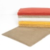 A rug from Habidecor's hospitality collection, dyed to coordinate perfectly with your Abyss towels. Made of 100% combed cotton in a woven construction with bound and serged edges for superior durability.