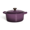 For nearly a century, Le Creuset has handcrafted enameled cast iron cookware of superlative quality, durability and versatility. A cooking staple, the round French oven offers exceptional heat distribution and retention for unsurpassed broiling, braising, slow cooking and sautéing and its size easily accommodates large roasts and poultry.