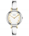 Set the tempo of your day with this golden Contempo timepiece from esQ Movado.