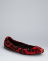 Leave it to innovative designer Jil Sander to take leopard ballet flats and transform them into high fashion.