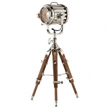 From sea to shining sea. Based on a nautical search light, this lamp gives some maritime flair to any room. From sea to shining sea. Based on a nautical search light, this lamp gives some maritime flair to any room.