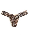 Go wild for Hanky Panky's low-rise thong in a playful leopard print.