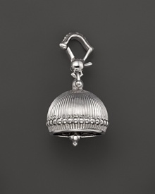 Inspired by Zen philosophy, this intricately detailed, matte finish sterling silver meditation bell from Paul Morelli jingles softly. Inspired by Zen philosophy, this intricately detailed, matte finish sterling silver meditation bell from Paul Morelli jingles softly.