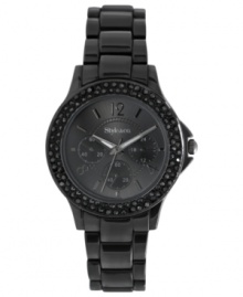 Bring an air of allure to your ensembles with this gunmetal tone watch from Style&co. Bring an air of allure to your ensembles with this gunmetal tone watch from Style&co.