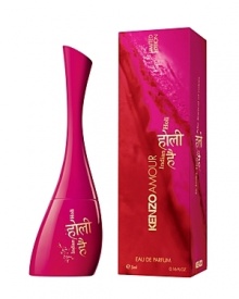 This Eau de Parfum was inspired by the Indian Festival of colors. A musky floral fragrance of rose and red berries adds a joyful twist to the gentle rice, musk, and frangipani blossom notes of Kenzo Amour. Celebrated all over Northern India, Holi heralds the end of winter and the beginning of spring and marks the rekindling of life. This Eau de Parfum was inspired by the Indian Festival of colors. A musky floral fragrance of rose and red berries adds a joyful twist to the gentle rice, musk, and frangipani blossom notes of Kenzo Amour. Celebrated all over Northern India, Holi heralds the end of winter and the beginning of spring and marks the rekindling of life.