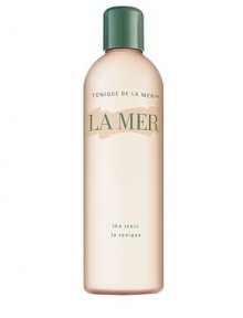 For the vital transition between cleansing and treatment, your skin needs The Tonic. Infused with Colloidal Mineral Water, it revitalizes and enlivens skin with no signs of dehydration. Plus La Mer's exclusive Deconstructed Waters open skin to maximize the benefits of skin care to follow. 6.7 oz. For the vital transition between cleansing and treatment, your skin needs The Tonic. Infused with Colloidal Mineral Water, it revitalizes and enlivens skin with no signs of dehydration. Plus La Mer's exclusive Deconstructed Waters open skin to maximize the benefits of skin care to follow. 6.7 oz.