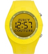 Wrapped in golden shine, this Sport Couture watch from Juicy Couture is as energized as it is sporty.