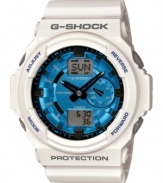 A shock to the system: this G-Shock analog-digital watch pairs functionality with fresh fashion.