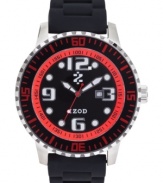 Brighten up your sporty looks with this casual watch from Izod.
