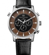 With a rustic dial, this Tommy Hilfiger watch combines classic style with unique design.