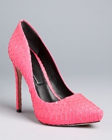 Classic and to the point, Rachel Roy's timeless Gardner pumps boast a sharp toe and a hidden platform. Classic and to the point, Rachel Roy's timeless Gardner pumps boast a sharp toe and a hidden platform.