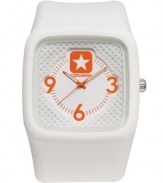 Beat the clock in style with this unisex watch from Converse's Clocked collection.
