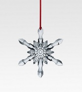 An instant holiday classic, this dazzling cut crystal snowflake is the perfect accent for the season.4.5HLead crystalHandmade in France
