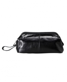 A leather shaving kit from Fossil upgrades his travel style with luxury detailing and flawless design. A leather shaving kit from Fossil upgrades his travel style with luxury detailing and flawless design.